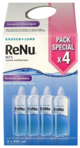 Bausch + Lomb ReNu MPS Solution Multifonctions Lot de 4 x 360 ml