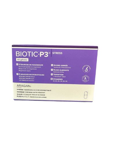 Aragan Biotic P3 Stress Ppo Gelules 40