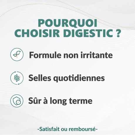 Digestic 60 Gélules - Formule Naturelle pourquoi choisir digestic