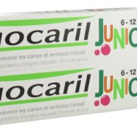 Fluocaril Junior Dentifrice 6-12 Ans 2x75 ml - Goût Bubble Gum