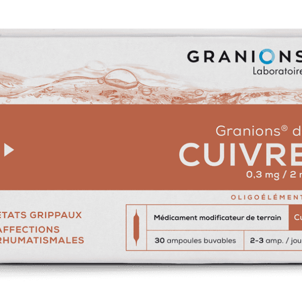 Granions de Cuivre 30 ampoules