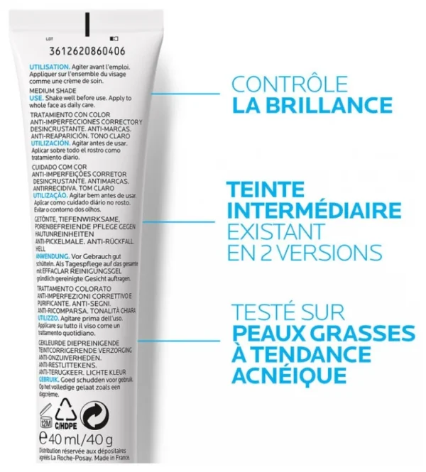 La Roche-Posay EFFACLAR DUO(+) Unifiant Medium 40ml-1