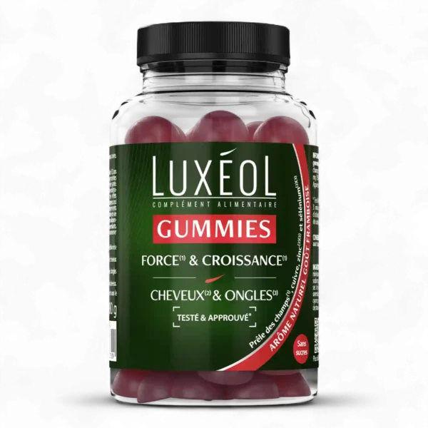 Luxéol Force Et Croissance Gummies Boîte De 60