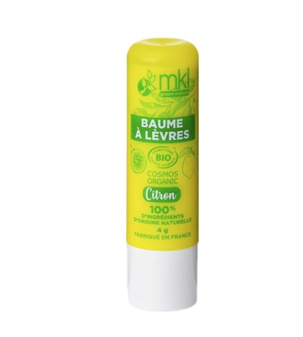 MKL Green Nature Baume à Lèvres Bio 4 g - Goût Citron MKL Green Nature Baume à Lèvres Bio 4 g - Goût Citron