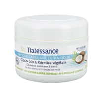 Natessance Masque Capillaire Extra-Doux Coco-Bio & Kératine Végétale 200 ml