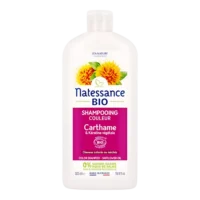Natessance Shampoing Couleur Carthame Bio & Kératine Végétale 500 ml