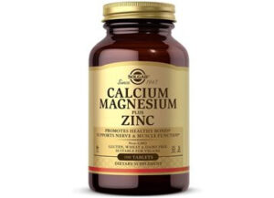 SOLGAR Calcium Magnésium Zinc 100 Tablettes