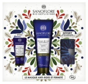 Sanoflore Masque Merveilleux Bio 75 ml + Crème Merveilleuse Riche Bio 15 ml Offerte + Chouchou Offert