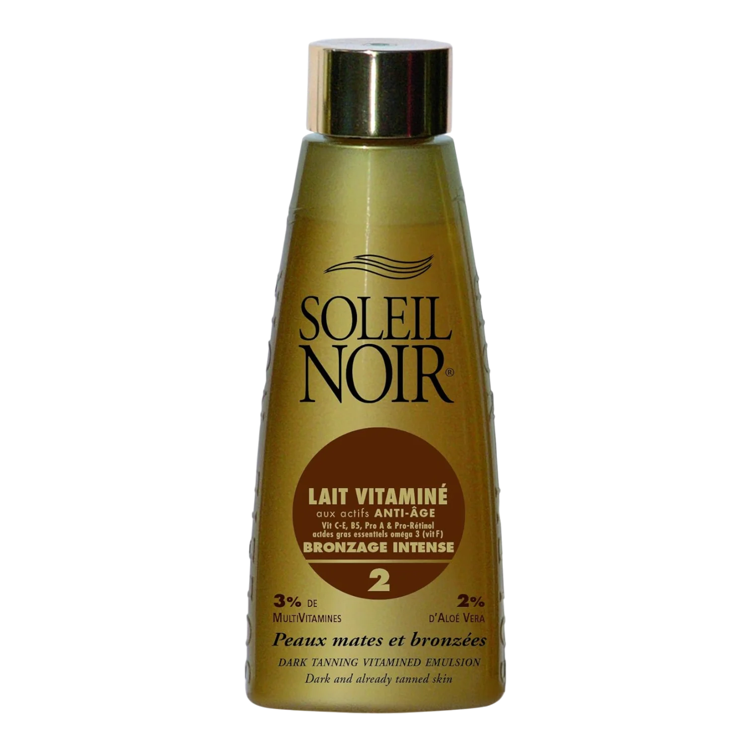 Soleil Noir Lait Vitaminé Ip 2 Bronzage Intense 150 ml Soleil Noir Lait Vitaminé Ip 2 Bronzage Intense 150 ml