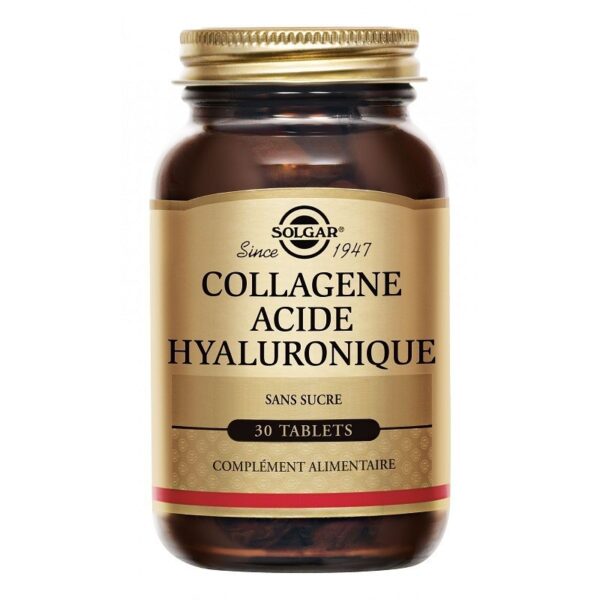 SOLGAR COMPRIMÉS Collagène & acide hyaluronique