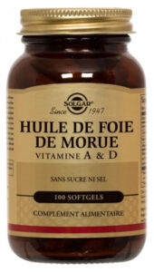 Solgar Huile de Foie de Morue 100 Gélules