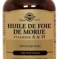 Solgar Huile de Foie de Morue 100 Gélules
