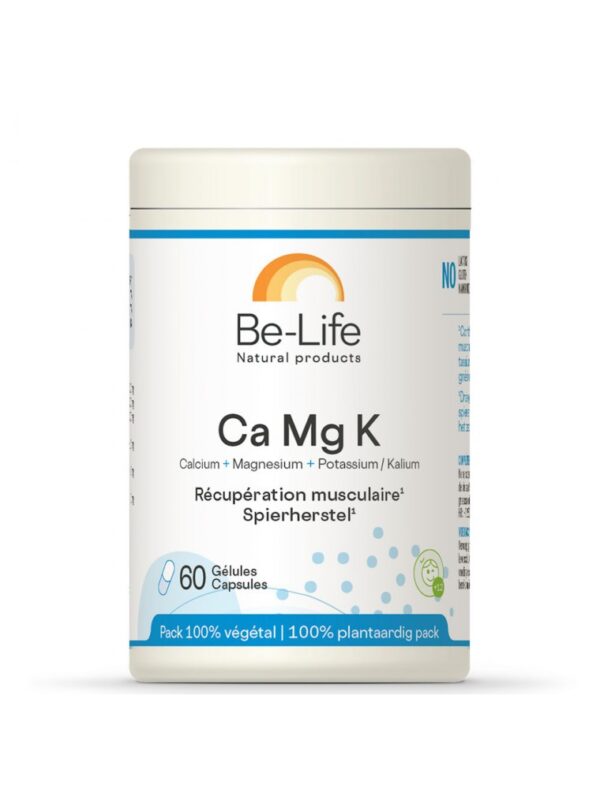 Be-Life Ca Mg K Confort et Tonus musculaire 60 Gélules – Image 1