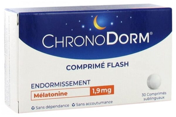 IPRAD ChronoDorm Mélatonine 1.9mg 30 comprimés sublinguaux IPRAD ChronoDorm Mélatonine 1.9mg 30 comprimés sublinguaux