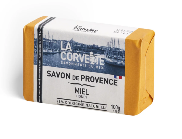 La Corvette Savon de Provence Miel 100 g – Image 1