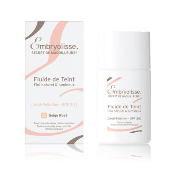 3350900001377 EMBRYOLISSE FLUIDE DE TEINT BEIGE ROS30ML – Image 1