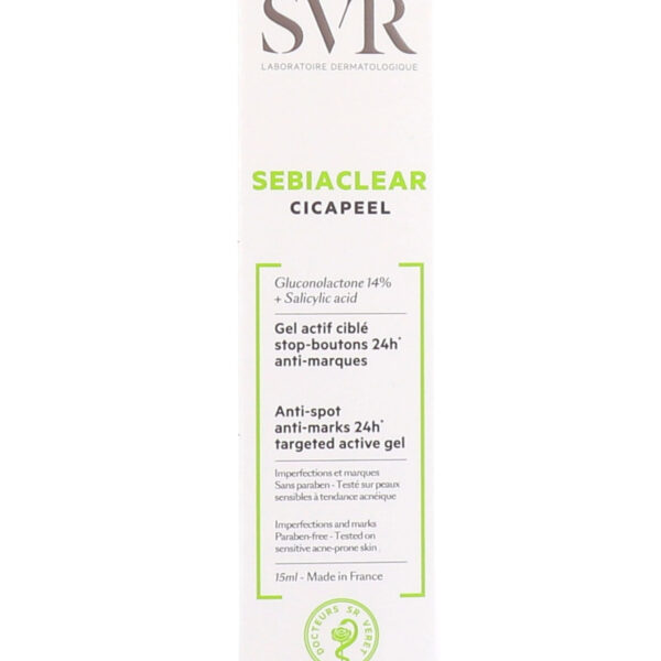 SVR - SEBIACLEAR CICAPEEL GEL ACTIF - 15 ML
