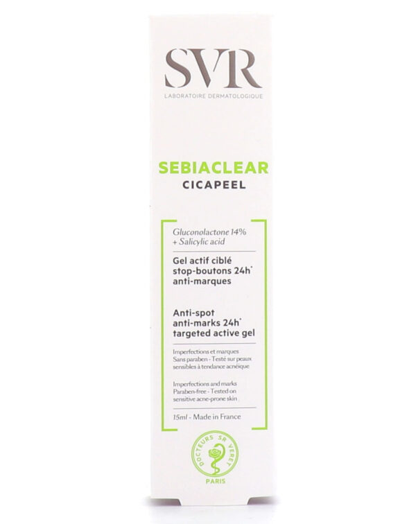 SVR - SEBIACLEAR CICAPEEL GEL ACTIF - 15 ML