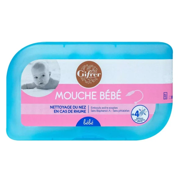 GIFRER Mouche Bébé + 4 embouts jetables