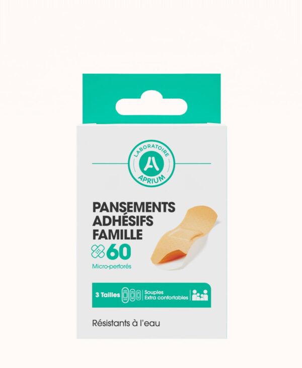 3770010028109 Laboratoire Aprium Pansements adhésifs famille bte 60 – Image 1