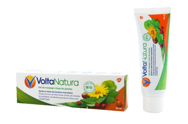 5054563932839 VoltaNatura Gel de Massage à Base de Plantes 50 ml – Image 1