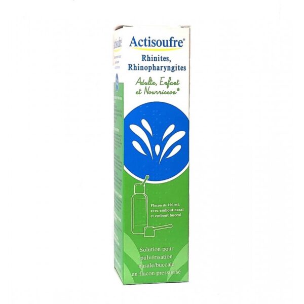 Actisoufre Solution Nasale et Buccale - Spray 100 ml Actisoufre Solution Nasale et Buccale - Spray 100 ml