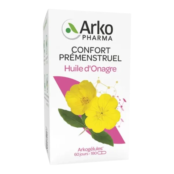 Arkopharma Arkogelules Huile d'Onagre Bio 180 Gélules Naturelles
