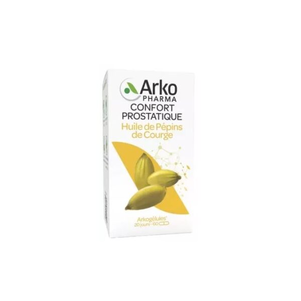 Arkopharma Arkogelules Huile de Pépins de Courge Bio 60 Capsules
