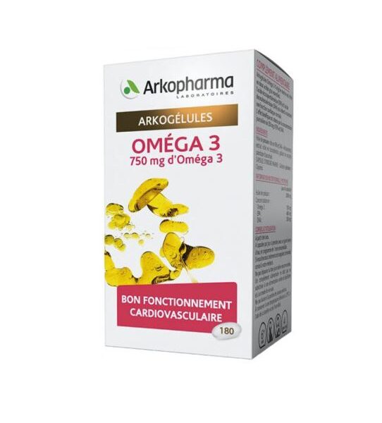 Arkopharma Arkogélules Oméga 3 180 Capsules Haute Concentration