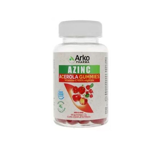 Arkopharma Azinc Acerola 60 Gummies Vitamines & Immunité