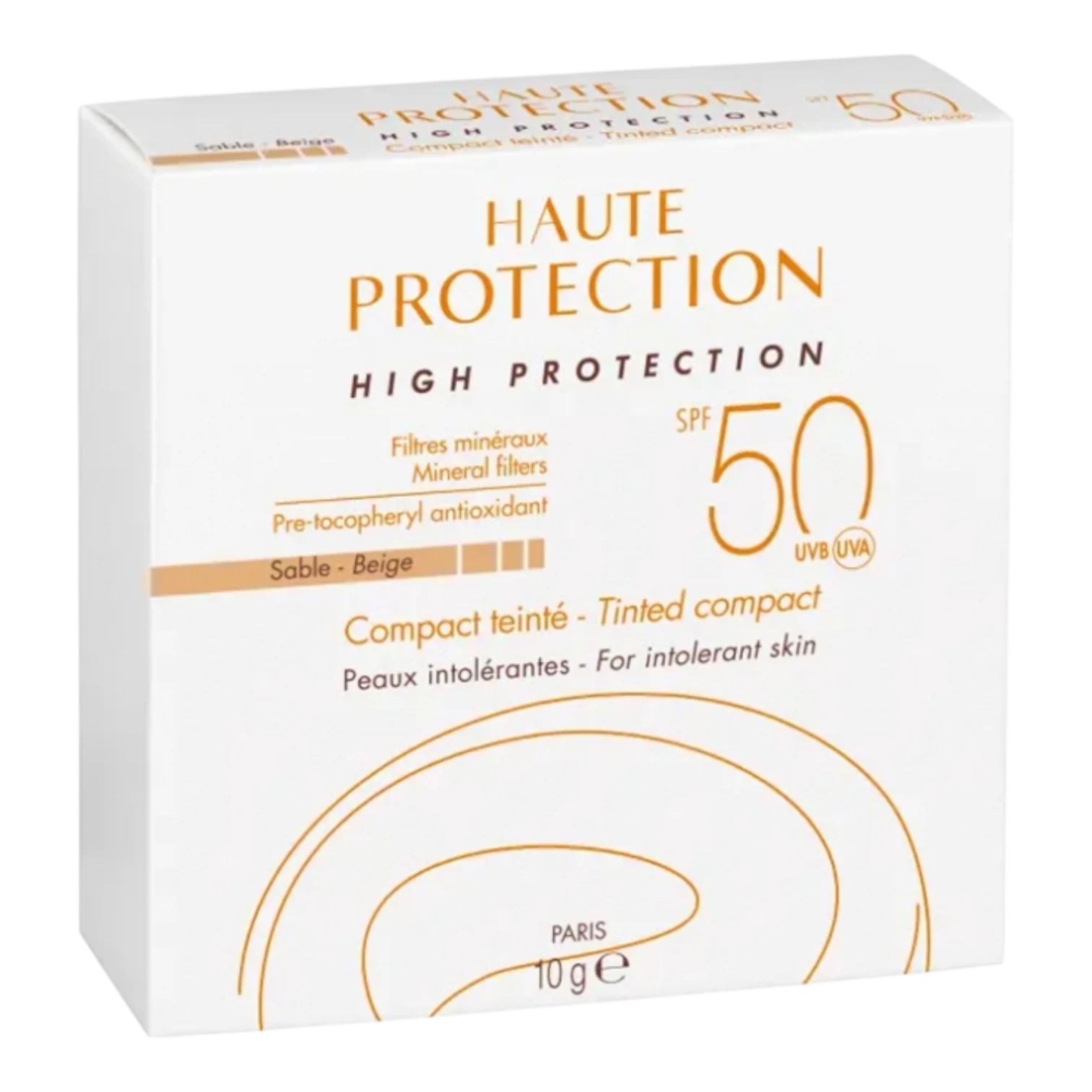 Avène Compact Teinté Haute Protection SPF50+ Teinte Sable 10g Avène Compact Teinté Haute Protection SPF50+ Teinte Sable 10g