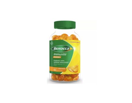 Berocca Immunité Gummies Vitaminées - Boîte de 60 Gommes Boost