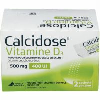 Calcidose Vitamine D3 500mg
