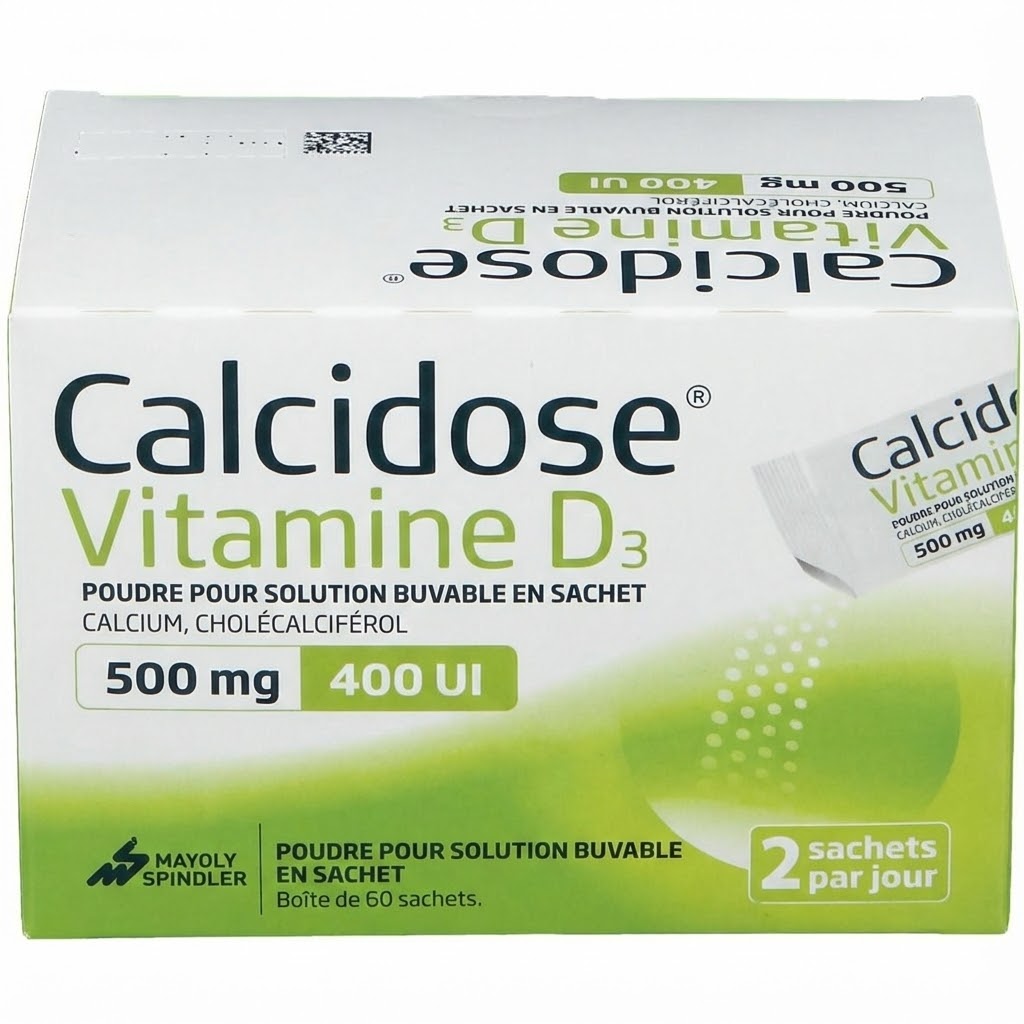 Calcidose Vitamine D3 500mg Calcidose Vitamine D3 500mg