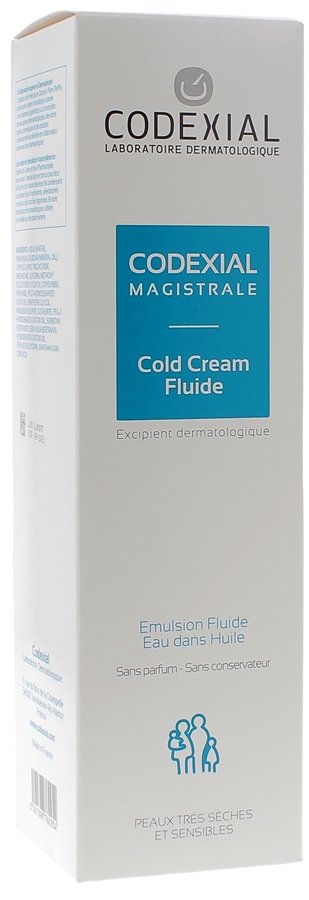 Codexial cold cream fluide excipient dermatologique 300ml