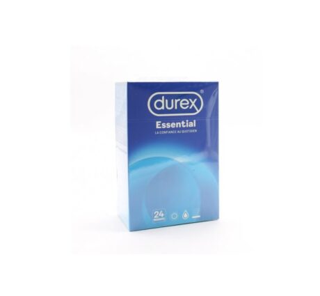 Durex Essential Préservatifs Sûrs et Confortables Boîte de 24