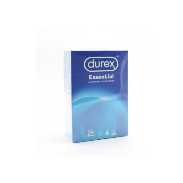 Durex Essential Préservatifs Sûrs et Confortables Boîte de 24