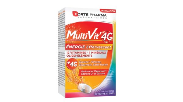 Forté Pharma MultivitEnergy 4G Boost 30 Comprimés Effervescents Forté Pharma MultivitEnergy 4G Boost 30 Comprimés Effervescents