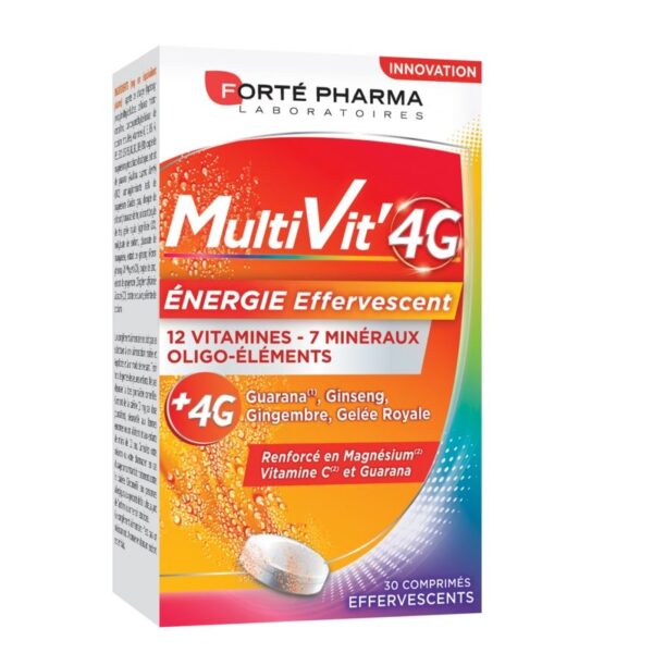 Forté Pharma MultivitEnergy 4G Boost 30 Comprimés Effervescents