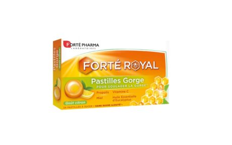 Forté Pharma Pastilles Royales Citron Énergie Intense 24 Pastilles