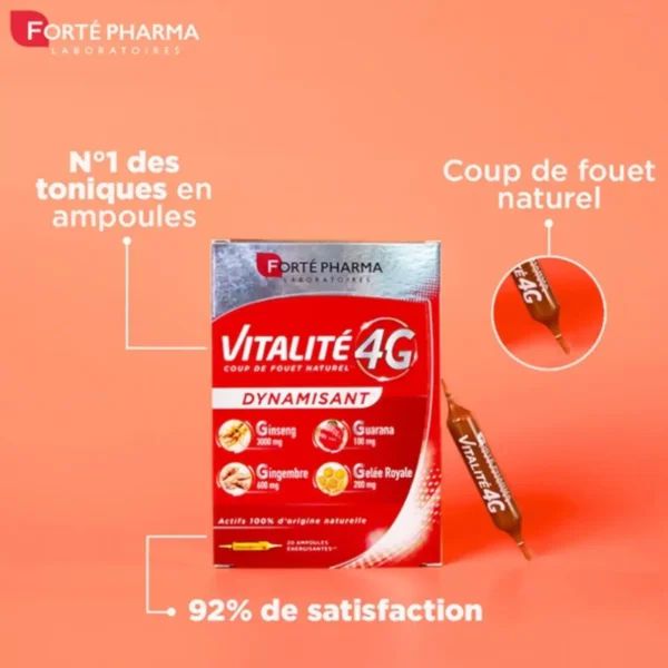 Forté Pharma Vitalité 4G 30 Ampoules