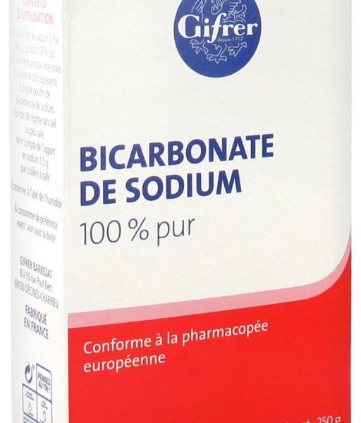 Gifrer Bicarbonate de Sodium en Poudre Purifiée 250g