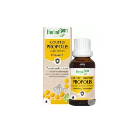 HerbalGem Bio Propolis Large Spectre 15ml Défenses Naturelles