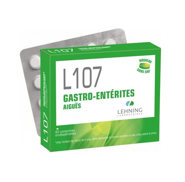 Lehning L107 Médicament Homéopathique 40 Comprimés Orodispersibles