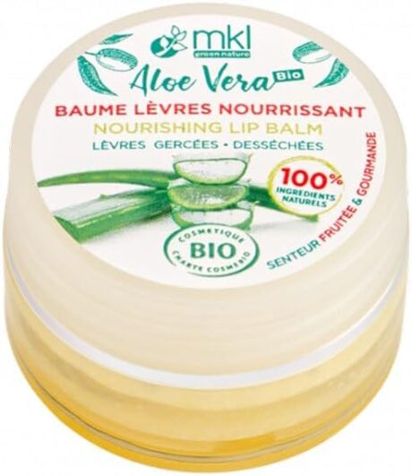 MLK Green Nature Aloe Vera Baume Lèvres Nourrissant Bio 10 ml