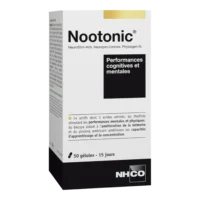 NHCO Nootonic Performances Cognitives et Mentales 50 Gélules