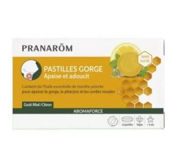 Pranarom Aromaforce Pastilles Gorge Apaisantes Bio 24 pastilles