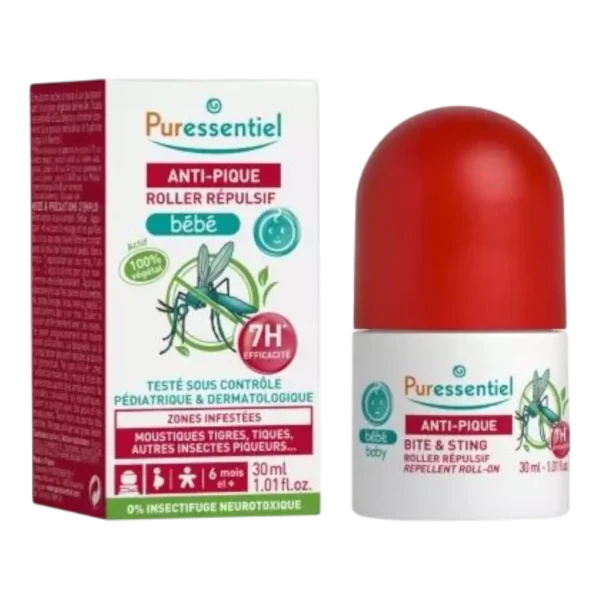 Puressentiel Anti-Pique Bébé Roller Répulsif Protection 30 ml