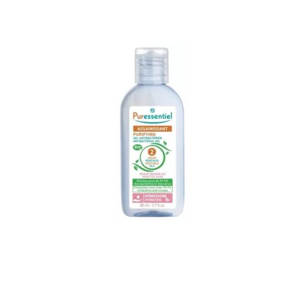 Puressentiel Gel Antibactérien Assainissant aux Huiles Végétales 80ml Puressentiel Gel Antibactérien Assainissant aux Huiles Végétales 80ml