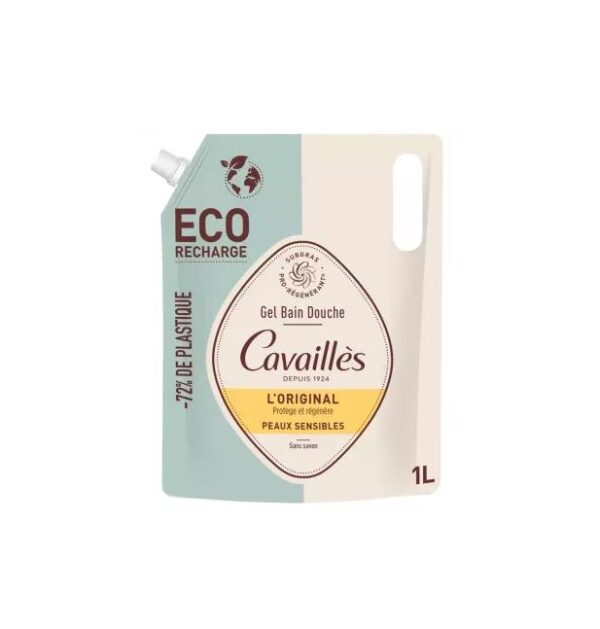 Rogé Cavaillès Gel Bain Douche Peaux Sensibles Eco-Recharge 1L Rogé Cavaillès Gel Bain Douche Peaux Sensibles Eco-Recharge 1L